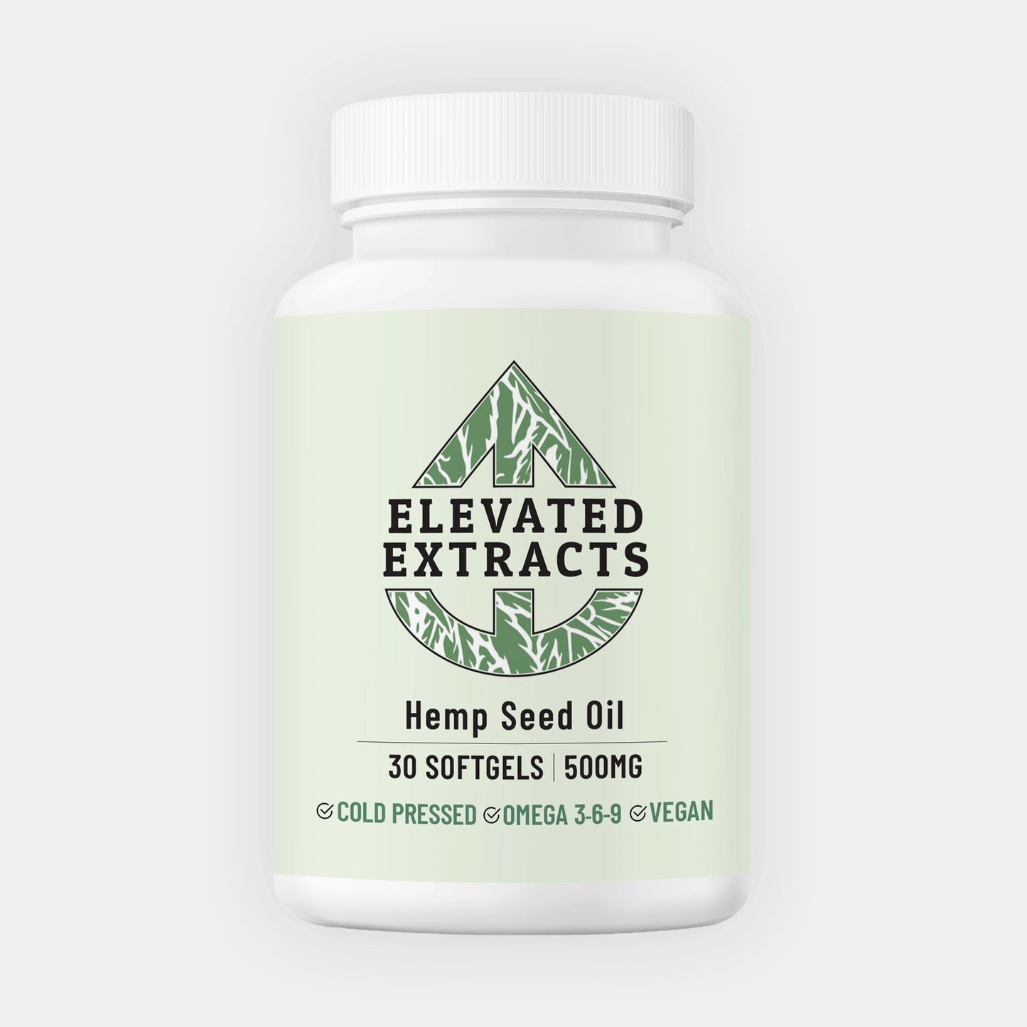 Elevated Extracts Hemp Seed Oil - 30 Softgels (500mg)
